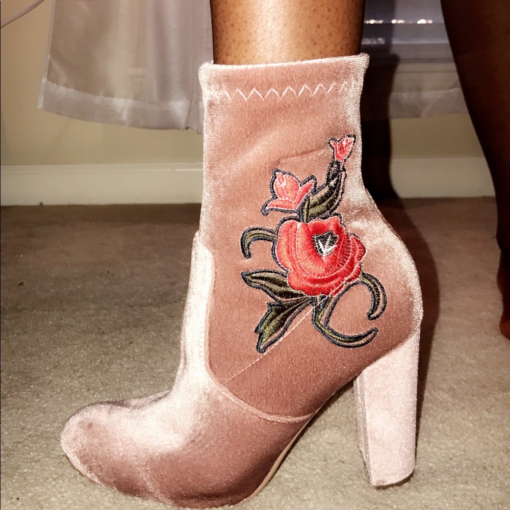 Pink booties!